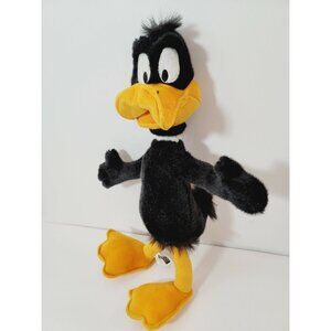 1997 Daffy Duck Warner Bros Studio Store 20" Plush Wire Posable Looney Tunes VTG